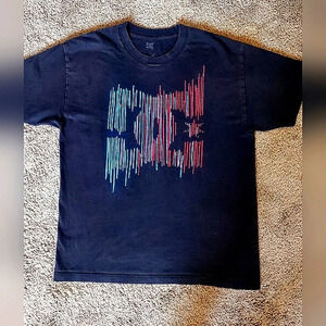 DC Shoes Skateboard Skater Black Men's T-shirt Size Large